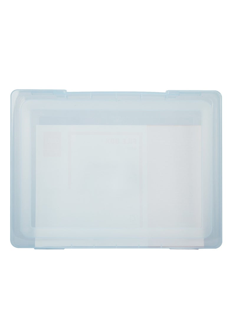 Deli A4 Document File Box with Handle. - Image 2