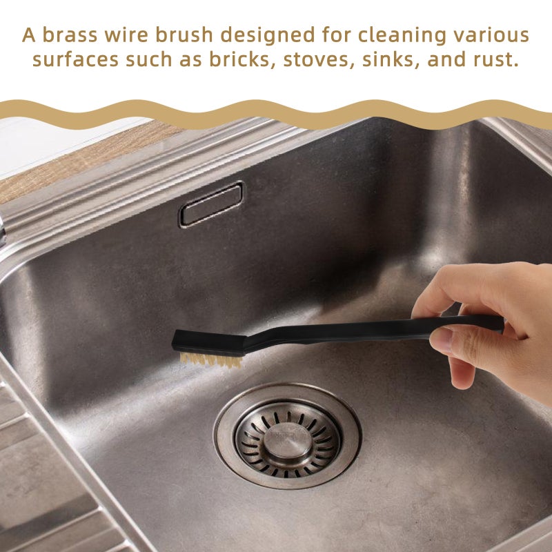 6 pcs Rust Cleaning Brushes Rust Removal Brush Metal Wire Brush Rust Removing Brush - Image 4