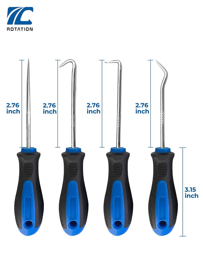 ROTATION Precision Hook and Pick Set for Automotive | 4-Piece Hand Tools - Image 5