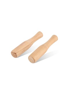2PCS Wooden Pestle, Food Spice Grinding Stick Pestel Mortar and Pestle Replacement and Cocktails Bar Tool Kitchen Gadget for Bartender and Home Use