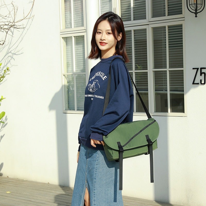 Fashionable Shoulder Bag Casual Simple All-Match Crossbody Bag Water-Repellent Nylon Cloth Bag Oxford Bag - Image 3