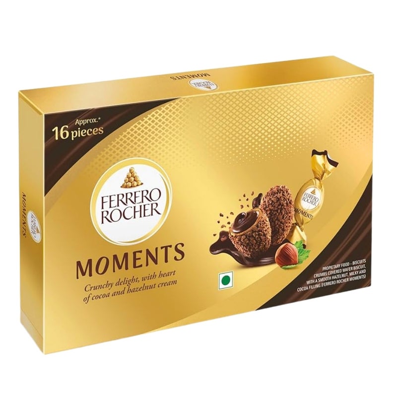 Ferrero علبة شوكولاتة البندق مومنتس 92غ (16 قطعة) - Image 1
