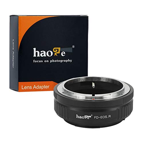 Haoge Manual Lens Mount Adapter for Canon FD Lens to Canon RF Mount Camera Such as Canon EOS R - Image 1