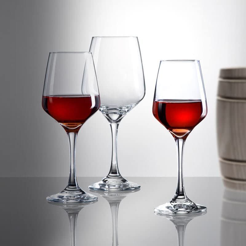 RAHAS Red or White Wine Glass 2 Pcs Crystal Wine Glasses360 mlCrtsyal Party Glasses Set of 2 - Image 2