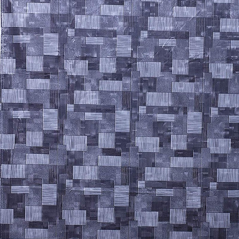 Kuber Industries غطاء كامل للميكروويف بتصميم مربعات ثلاثي الأبعاد من كوبر إندستريز PVC بسعة 25 لتر (رمادي) - KUBMART09966 - Image 4