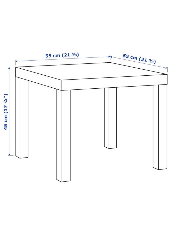 Green Tiger - Side table, white, 55x55 cm - Image 1