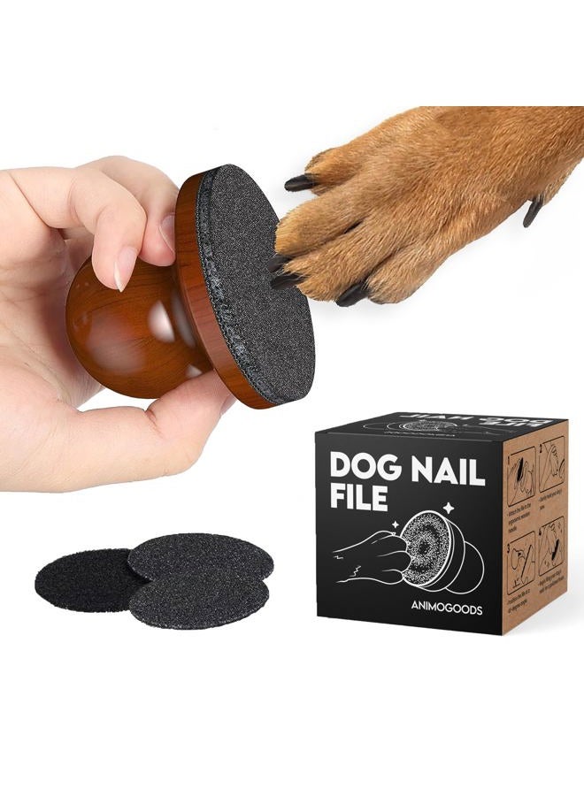 AnimoGoods Dog Nail File, Cat Nail File, Dog Nail File Board - Stress-Free Nail Filing for Dogs, Nail File for Dogs, Dog Scratch Pad for Nails, Made from 100% Real Wood - Image 1
