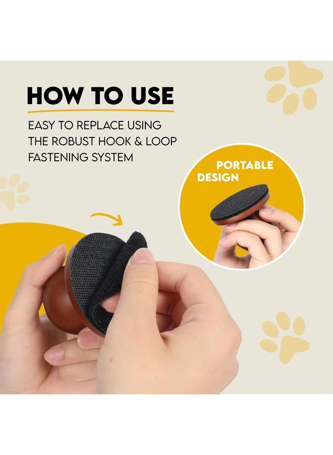 AnimoGoods Dog Nail File, Cat Nail File, Dog Nail File Board - Stress-Free Nail Filing for Dogs, Nail File for Dogs, Dog Scratch Pad for Nails, Made from 100% Real Wood - Image 2