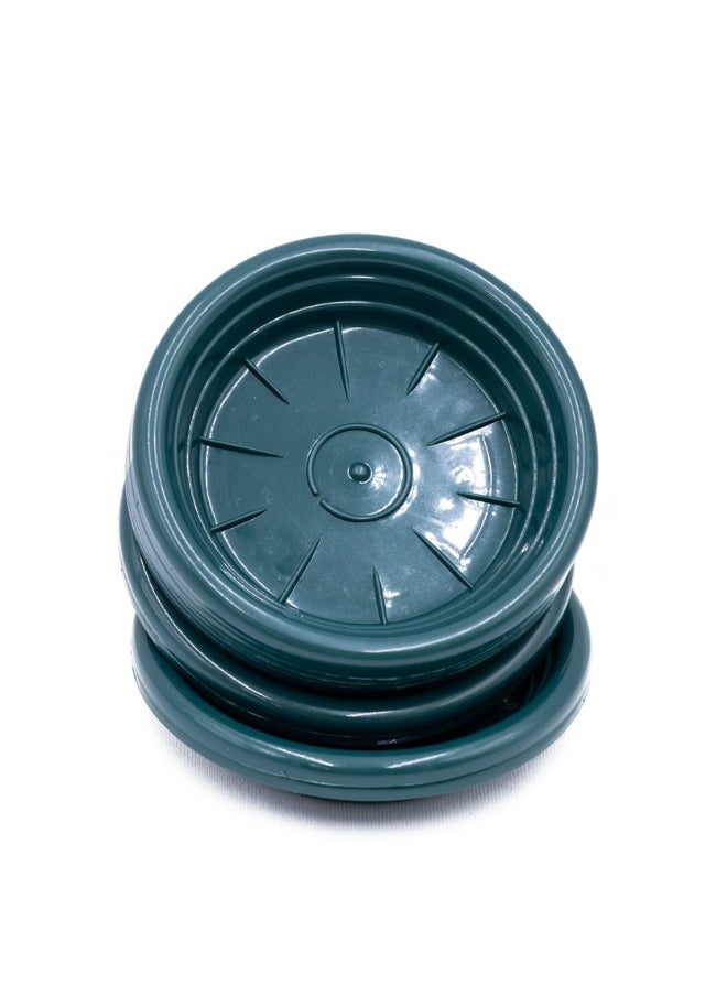 Gulf Flowers 10 Pcs Round Plastic Floral Trays – Durable and Reusable Base for Flower Arrangements and Decorations 