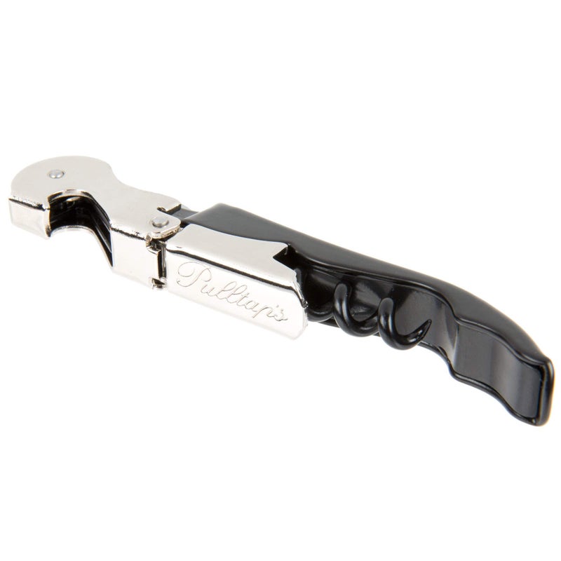 Pulltap's Pulltaps DoubleHinged Waiters Corkscrew Black and Stainless Steel 