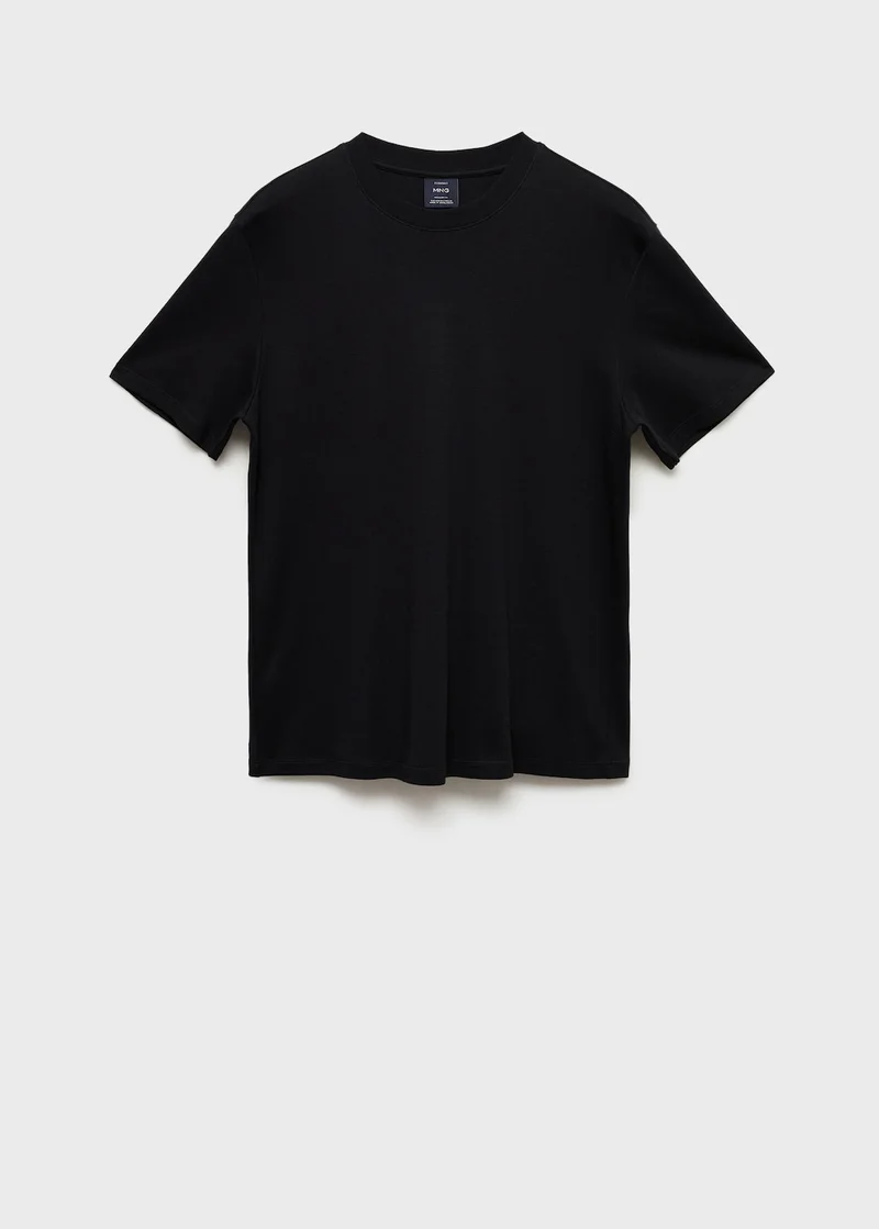 Mango Man Medium weight regular fit T-shirt