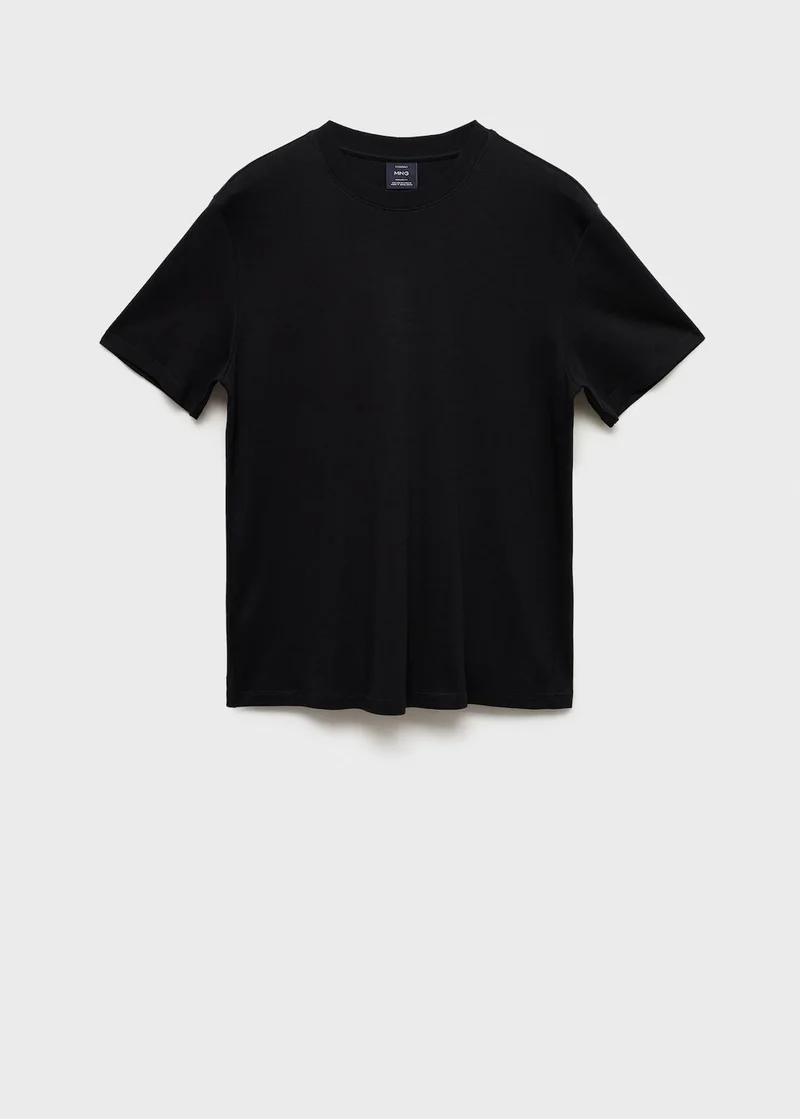 Mango Man  Medium weight regular fit T-shirt for Men | Best Price UAE