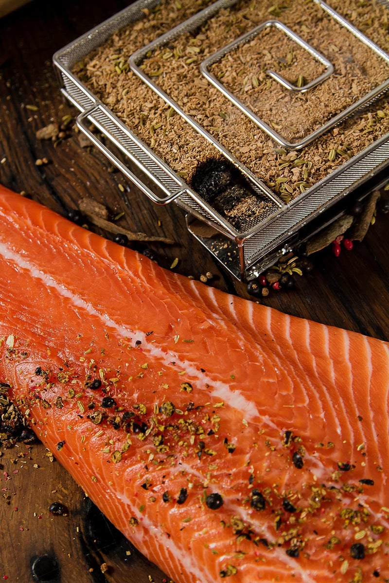 ProQ® Cold Smoke Generator with Starter Pack for Food Smoking, Long-lasting Cold Smoker, Maze Smoker for Cold Smoking, Outdoor Smokers for any BBQ or Cabinet, Small (Tealight & Sawdust Included) - Image 5