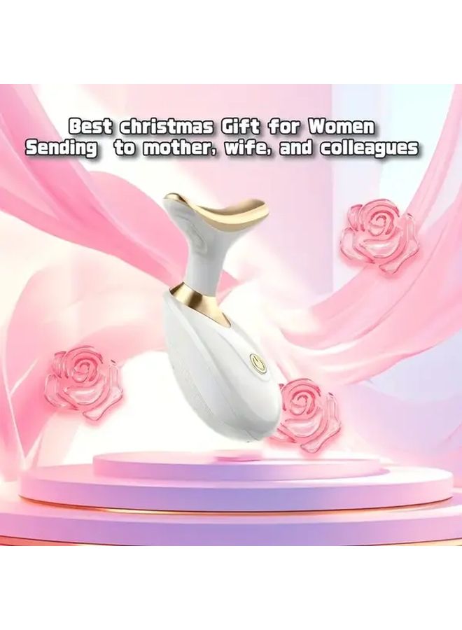 مساج الوجه والرقبة الأبيض عالي التردد لتضييق المسامات وتقليل التجاعيد - Image 4