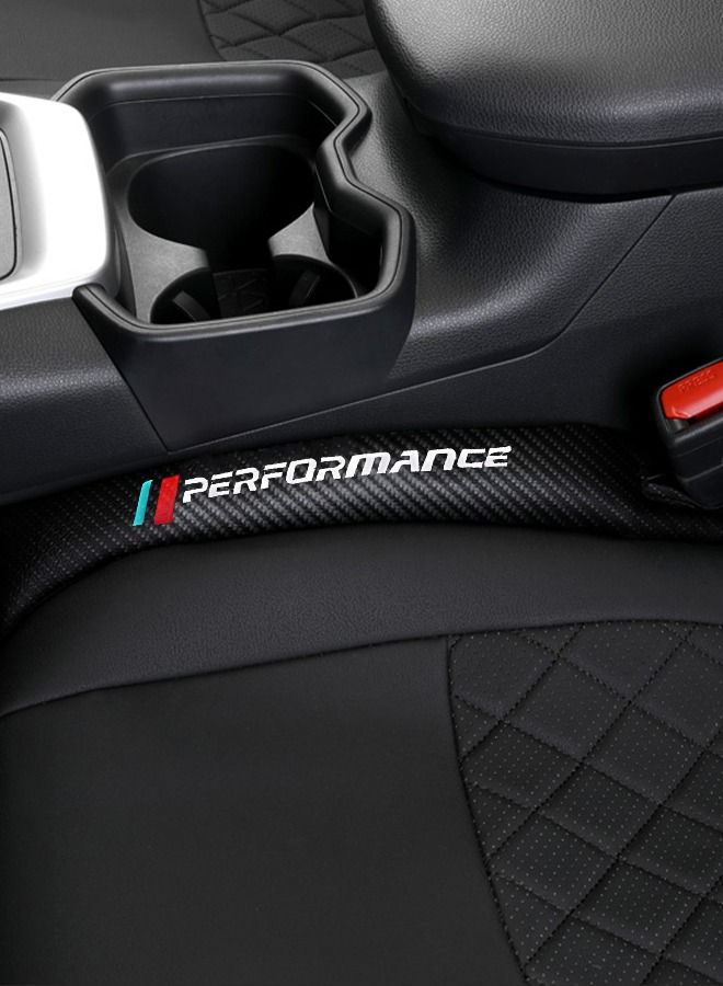 GROIC 2 Pack Car Seat Gap Filler Pad Carbon Fibre Console Side Organizer Fill The Gap Keep Cellphones Keys Wallet Coins from Falling, Driver or Passenger Front Use - Image 5