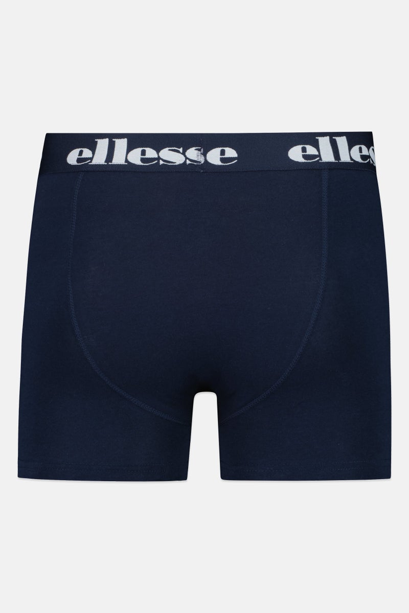 Ellesse Men 3 Pack Brand Logo Trunks, Multicolor - Image 2
