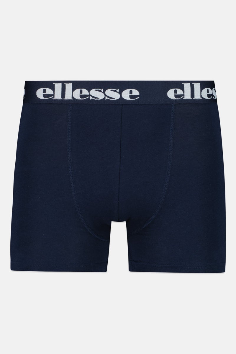 Ellesse Men 3 Pack Brand Logo Trunks, Multicolor - Image 5
