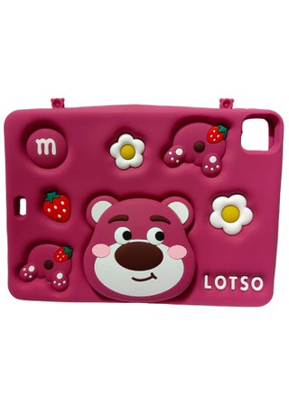 Soft Silicone Cute Special Tablet Case with Built-in Rotatable Foldable Kickstand Shockproof Cover Case for iPad Pro 11 Inch 3D Silicone Cartoon Case (2022/2021, 4th/3rd Generation), iPad Pro 11 Inch Cover,iPad Air 5 2022 / iPad Air 4 2020 10.9 Inch Case, Cute, Stand Function, Silicone case Case, Cover, Shock-Absorption - pzsku/ZEC10455D03A0A0C669A2Z/45/1746894672/08b0fa00-8b85-43f6-8e38-cd966491d5b4