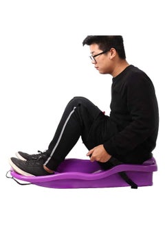 BLOOMING TIME Purple Adventure Sled 2 Person Fun on Snow  Grass and Sand with Brakes and Pull Rope  - Image 4