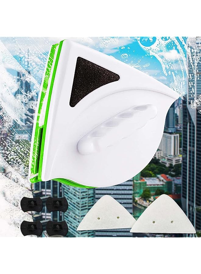 PROMASS Sided Magnetic Window Cleaner Best for High-Rise Home Glass Windows Brush Wiper Cleaning Tools (20-30MM) - Image 1