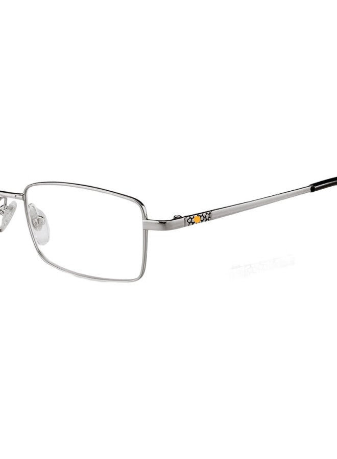 Sunset Red Reading Glasses For Men, High-Definition Anti-Blue Light Full-Frame Durable Stylish High-End Reading Glasses E9106 Silver 150 Degrees - Image 3