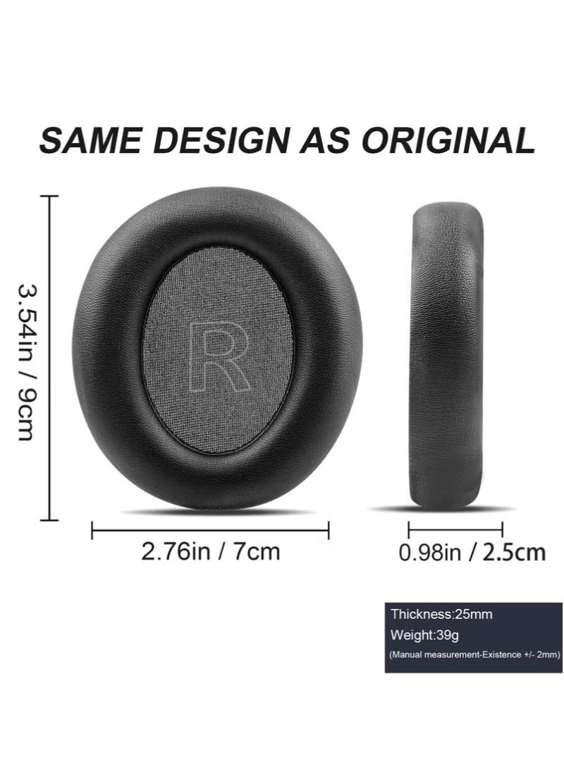 inston Suitable for Anker Soundcore headphones earpads, over-ear Life Q30 headphone earpads, replacement ear pads for Q30 and Anker Q35, with protein leather surface and memory foam, comfortable to wear - Image 3