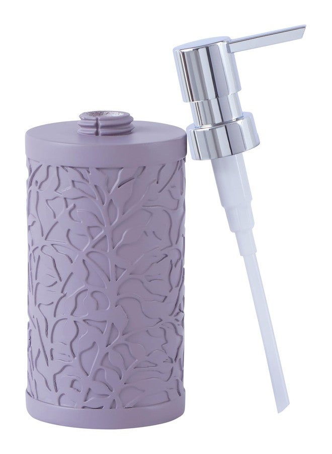 Obsessions Soap & Lotion Dispenser, Polyresin, Ideal for Bathroom, Kitchen Vanity 320ml, Purple - Image 4
