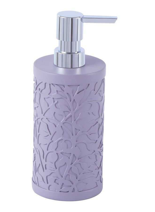 Obsessions Soap & Lotion Dispenser, Polyresin, Ideal for Bathroom, Kitchen Vanity 320ml, Purple - Image 2
