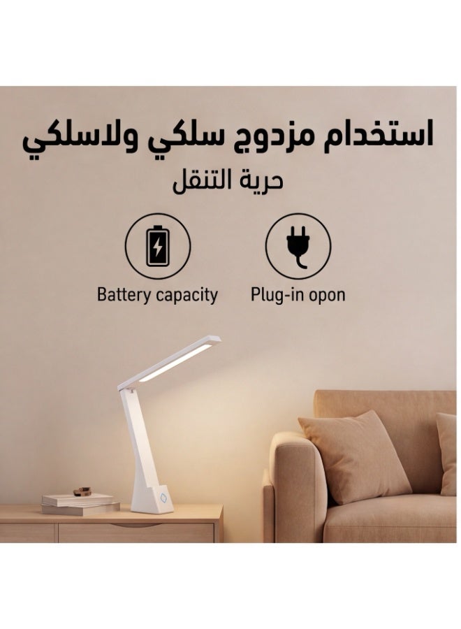 Dual-purpose rechargeable LED eye-caring desk lamp (plug-in & rechargeable) - Image 4