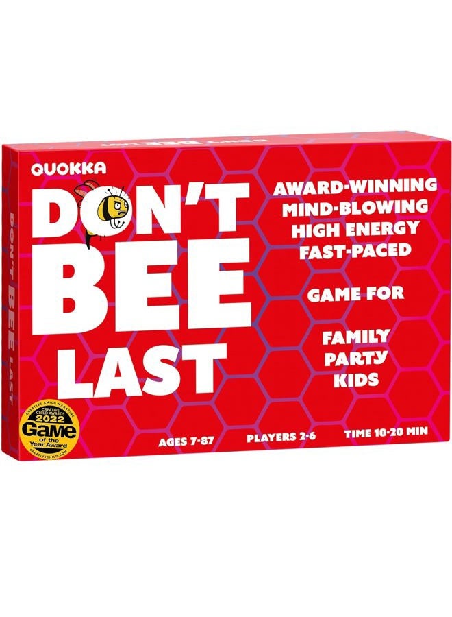 quokka Don't BEE Last - Fun Family Games - Card Games for Adults Teens & Kids - 15 Min, Ages 7+, 2-7 Players - Image 1