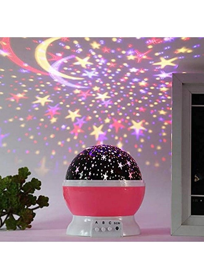 CBEX Kids Night Light Moon Star Night Light Rotating Star Projector Baby Night Light Night Lighting Lamp 4 Led 8 Modes With Usb Cable Best For Bedroom Nursery Kids Baby Children Birthday Gift - Image 2