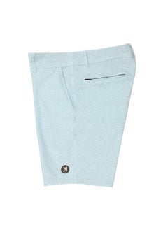 BOB MARLIN Bob Marlin Recycled Polyester Quick Dry 5-Pockets Hybrid Short Light Blue  - Image 3