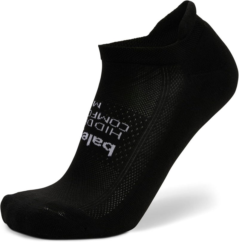 Balega Hidden Comfort No Show Athletic Running Socks - Black, Small - Image 1
