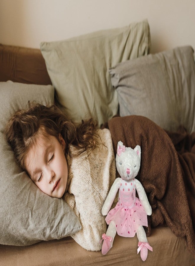 elskandi Caterina The Cat Ballerina Tooth Fairy Pillow for Girls, Tooth Fairy Gifts, Tooth Fairy Doll, Tooth Plush - The Ultimate Tooth Fairy Pillow Girl Keepsake with Tooth Fairy's Night Book - Image 4