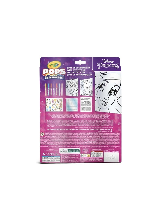 Crayola مجموعة أنشطة كرايولا بوبس أميرات ديزني ثلاثية الأبعاد - Image 1