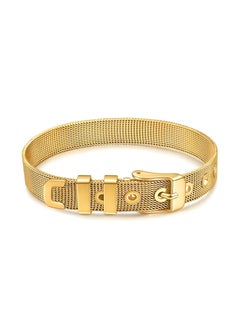KAAF CREATIONS Kaaf Creations 18K gold plated Stainless steel bracelet for Women and Girls, Intensity, 17 & 18+5 cm Length ,Waterproof,Hypoallergenic,long lasting and does not tarnish.  - Image 1