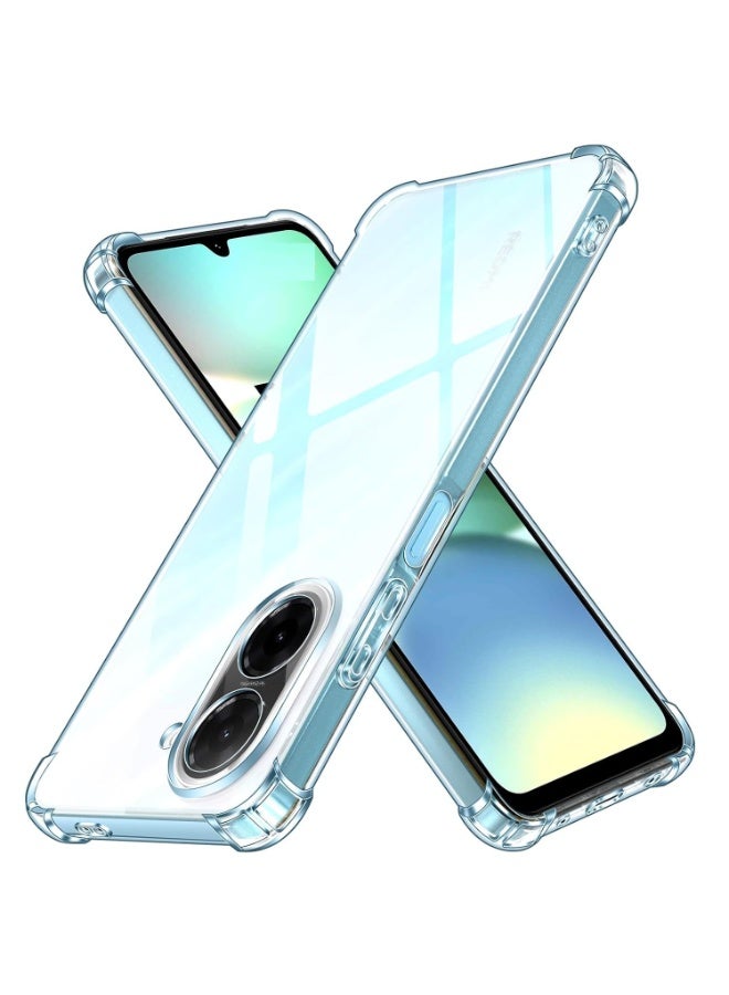 Case for Redmi A5 Soft Transparent TPU Lightweight Shock Protective Clear Cover with Camera Protection Designed for Redmi A5  - Image 1