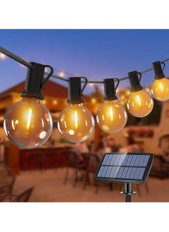 Toko Solar G40 50 LED Bulbs | 15m (50ft) Outdoor String Lights | Warm White | Shatterproof | IP65 Waterproof Hanging Light Strings for Wedding, Patio, Indoor, Outdoor Party, Garden  - Image 1