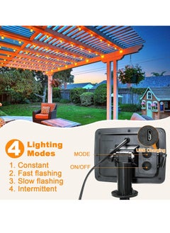 Toko Solar G40 50 LED Bulbs | 15m (50ft) Outdoor String Lights | Warm White | Shatterproof | IP65 Waterproof Hanging Light Strings for Wedding, Patio, Indoor, Outdoor Party, Garden  - Image 5