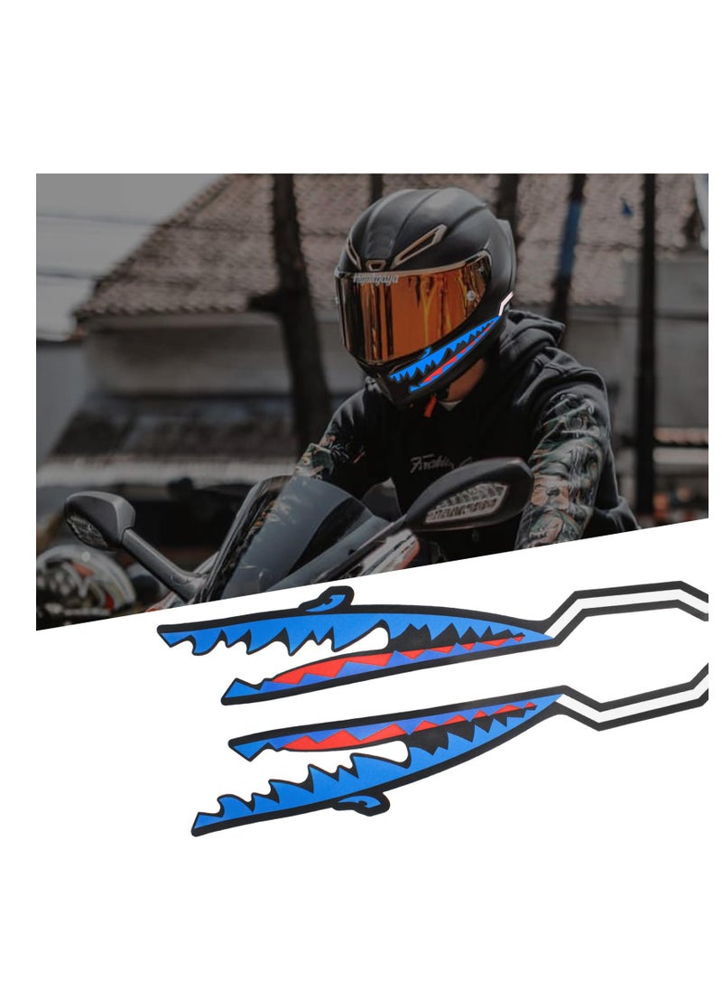 Generic - Motorcycle Helmet Light Bar, Cold Light Motorcycle Helmet LED Sticker Kit, Light Strip for Motorcycle Helmet DIY Night Signal Light Luminous Stripe Sticker, Motorcycle Light Strip Waterproof - Image 1