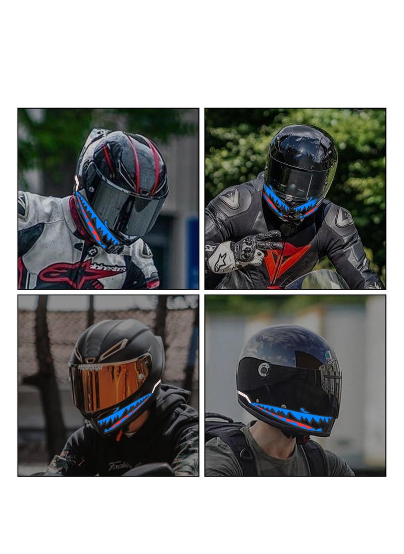 Generic - Motorcycle Helmet Light Bar, Cold Light Motorcycle Helmet LED Sticker Kit, Light Strip for Motorcycle Helmet DIY Night Signal Light Luminous Stripe Sticker, Motorcycle Light Strip Waterproof - Image 1