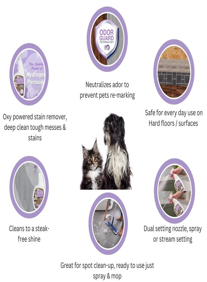 بونا عبوة إعادة تعبئة منظف الأرضيات الصلبة للحيوانات الأليفة من بونا، سعة 2.5 لتر (88 أونصة) - مزيل بقع وروائح البول للرخام والبلاط والحجر وأرضيات الفينيل الفاخرة والباركيه | يزيل آثار أقدام الحيوانات الأليفة والأوساخ | سريع الجفاف وآمن للحيوانات الأليفة - Image 4