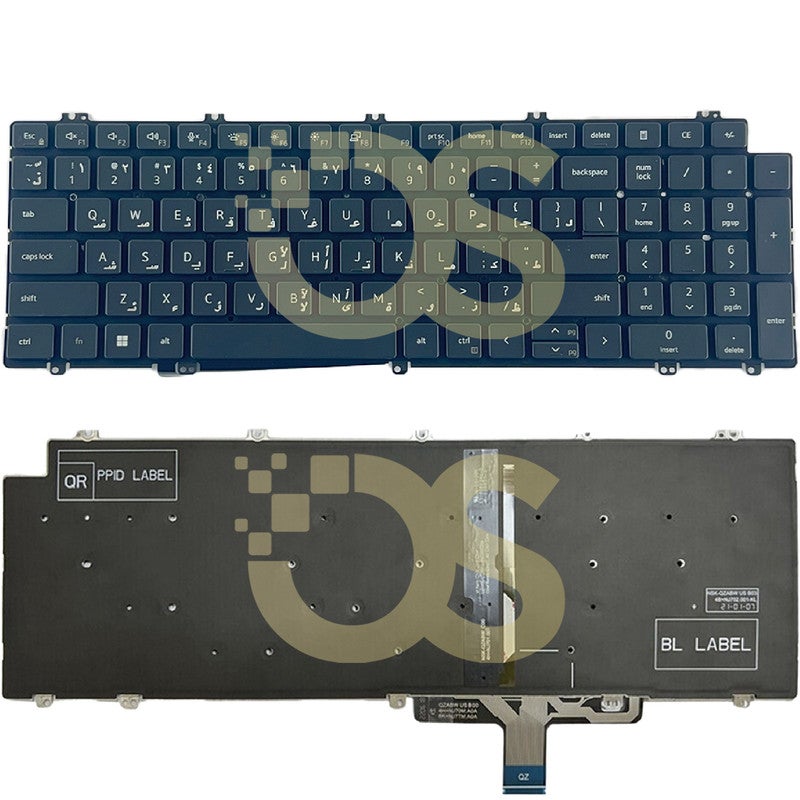 OS Keyboard Compatible with Dell Precision 3560 3561 3570 3571 3580 3581 7670 7680 7770 7780 Latitude 5520 5530 5521 5531 5540 Backlit From OS Store - Image 3