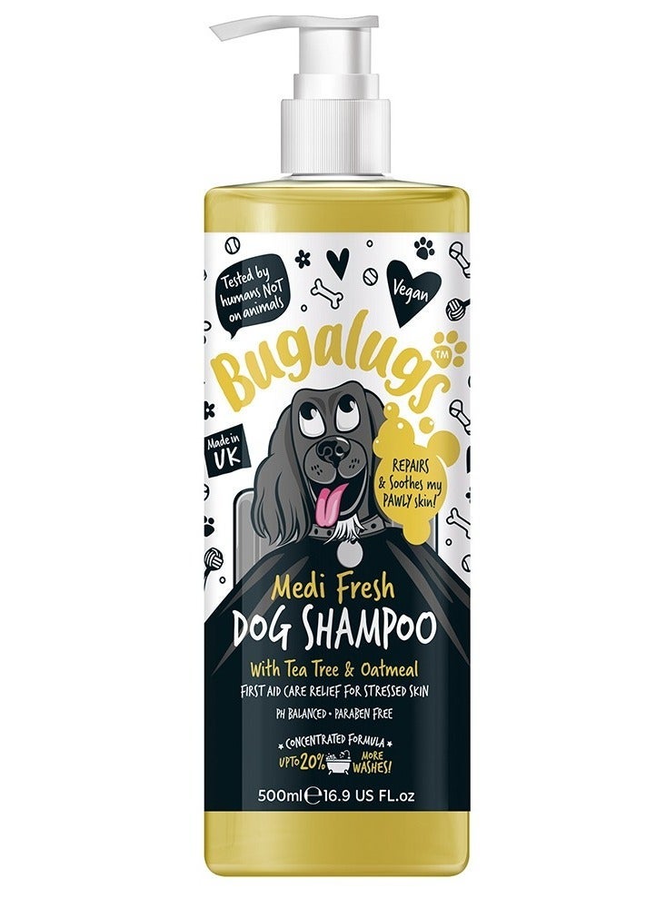 Bugalugs Medi Fresh Dog Shampoo 500ml (16.9 Fl Oz)