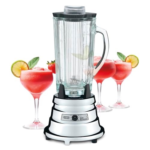 Waring Commercial BB900G 1/2 HP Chrome Bar Blender with 40-Ounce Glass Container Silver - Image 5