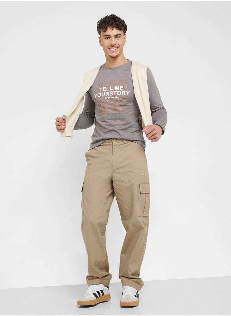 Seventy Five Basics Graphic Long Sleeve T-Shirt  - Image 4