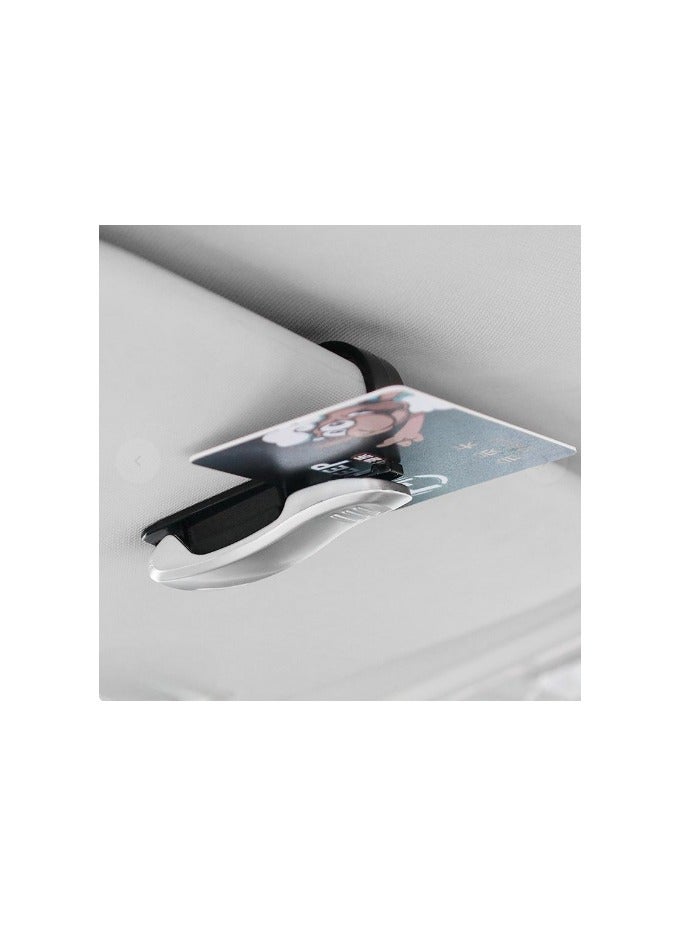 مشبك تثبيت نظارات شمسية على واقي الشمس بالسيارة - حل آمن وسهل لتخزين نظاراتك - Image 3