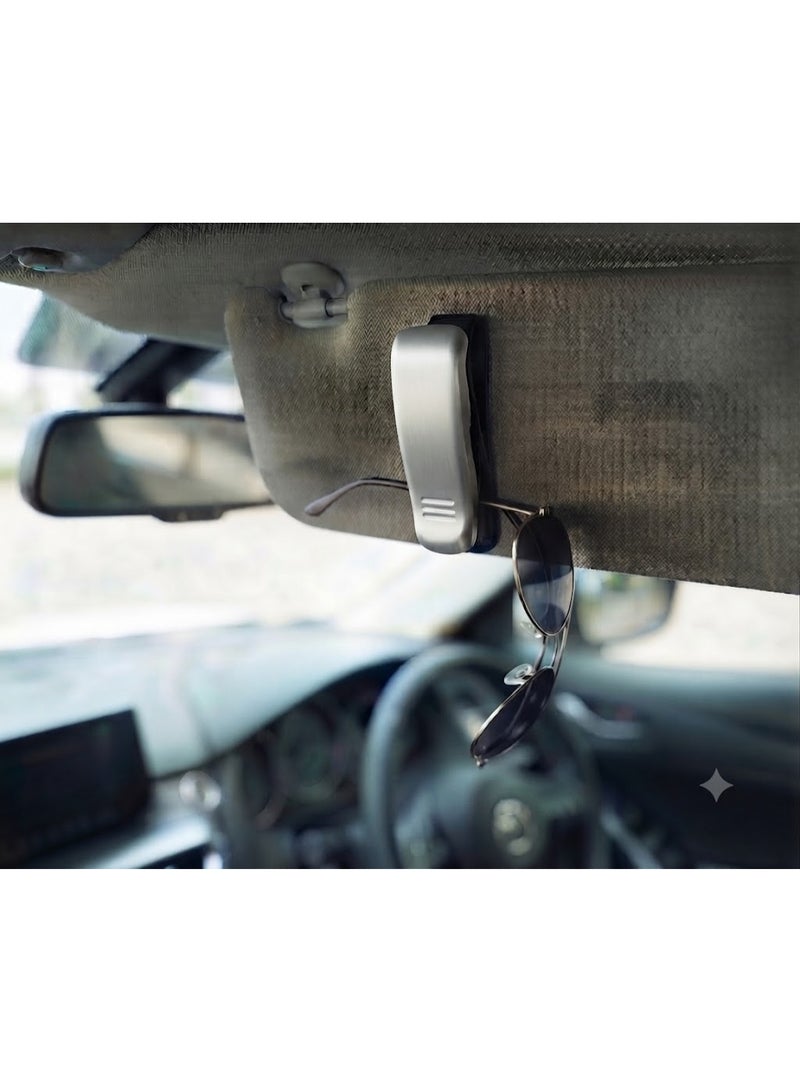 Sunglasses clip on car sunscreen - a safe and easy solution to store your glasses - Image 1