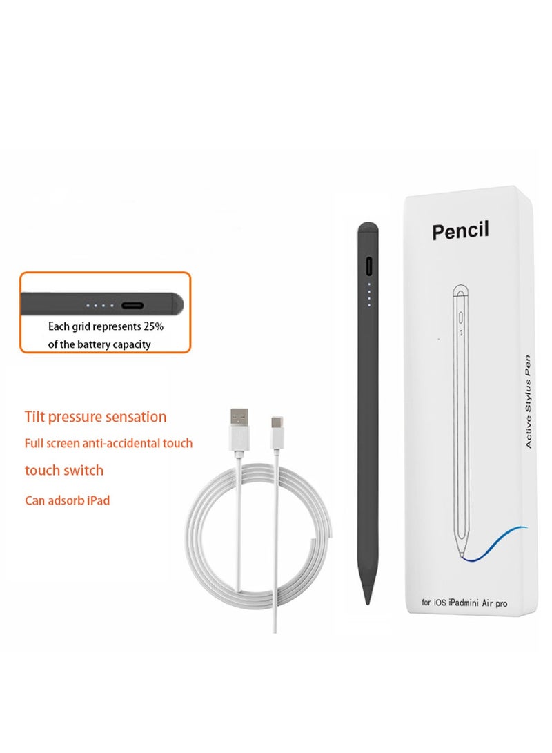 Digital Stylus iPad Pen Pencil Pro, supports fast charging, has power display, suitable for Apple iPad 2018 and later versions