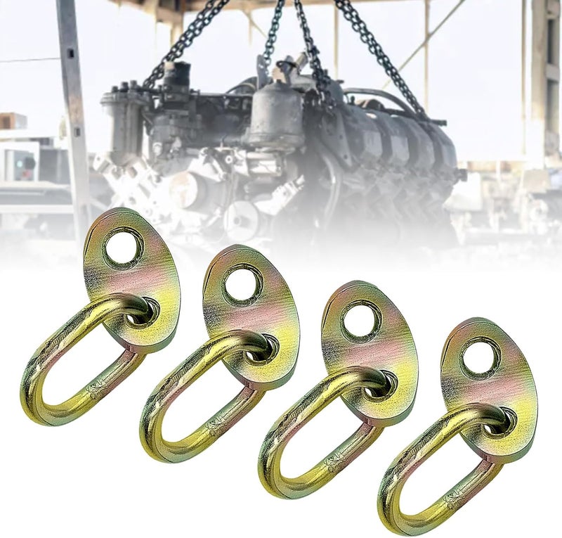 4PCS Lift Brackets Set, Engine Hoist Support Bar, Heavy Duty 5500lbs Capacity Lifting Bracket with Tilt Design, Compatible with Load Levelers and Lifting Slings for Car Truck Tract - Image 4
